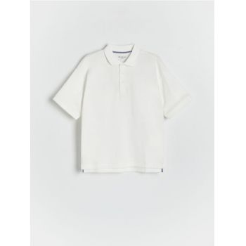 Reserved - Tricou polo - crem
