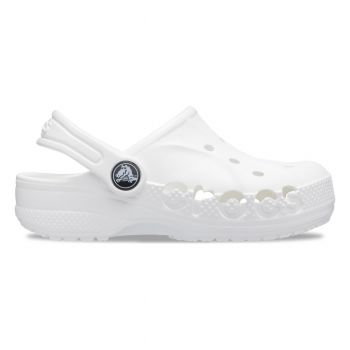 Saboți Crocs Baya Kids Clog Alb - White ieftini