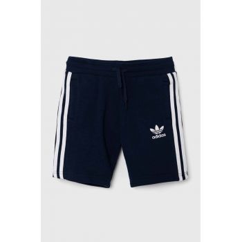 adidas Originals pantaloni scurti culoarea albastru marin, talie reglabila