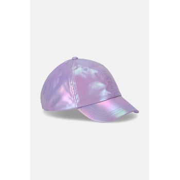 Coccodrillo șapcă de baseball pentru copii culoarea violet, neted