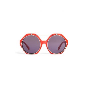 Mini Rodini ochelari de soare copii culoarea rosu