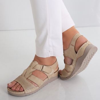 Sandale dama Kaki din Piele Ecologica Morova de firma originale