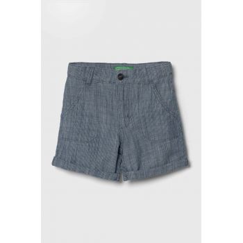 United Colors of Benetton pantaloni scurți din bumbac pentru copii talie reglabila de firma originali