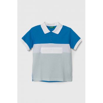 United Colors of Benetton tricouri polo din bumbac pentru copii modelator