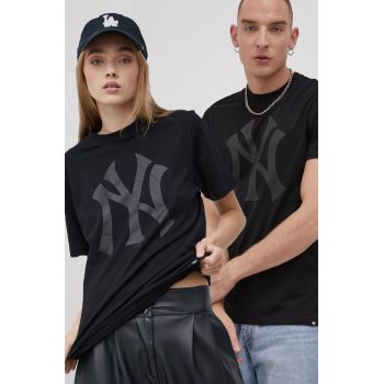 47brand șapcă MLB New York Yankees culoarea negru, material uni BB017TEMIME544089JK