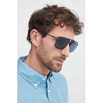 Armani Exchange ochelari de soare barbati, culoarea albastru marin, 0AX2050S de firma originali
