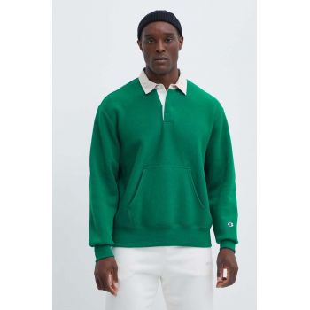 Champion bluza barbati, culoarea verde, neted, 220012 de firma original
