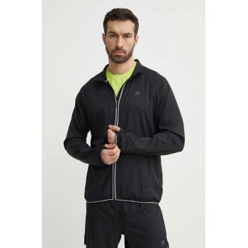 Fila jachetă de alergare Rocroi culoarea negru, de tranzitie, FAM0626 ieftina