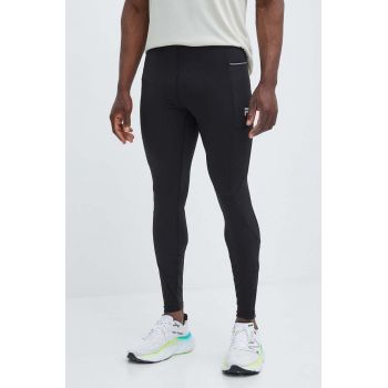 Fila leggins de alergare Rocroi culoarea negru, neted, FAM0621