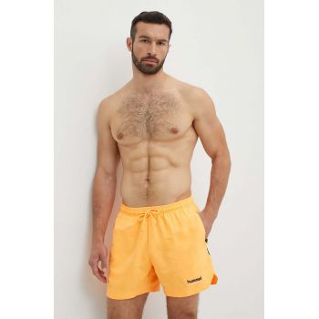 Hummel pantaloni scurti de baie hmlNED SWIM SHORTS culoarea portocaliu, 227641 ieftin
