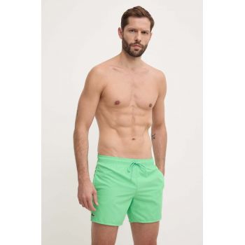 Lacoste pantaloni scurti de baie culoarea verde de firma original