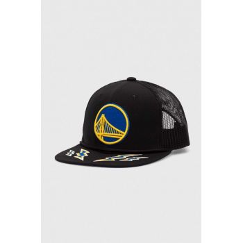 Mitchell&Ness sapca NBA GOLDEN STATE WARRIORS culoarea negru, cu imprimeu