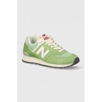 New Balance sneakers 574 culoarea verde, U574RCC