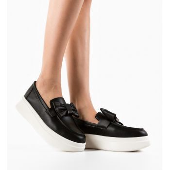 Pantofi casual dama Volga Negri