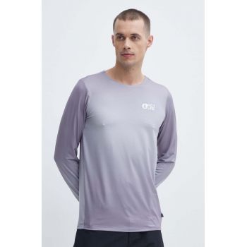 Picture longsleeve sport Osborn Printed culoarea violet, modelator, MTS1074