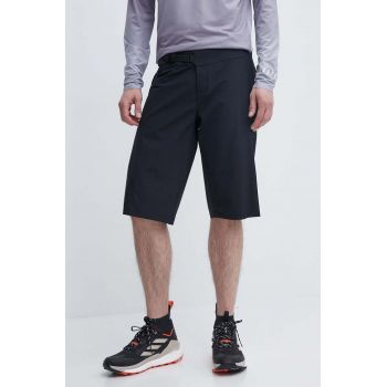 Picture pantaloni scurți outdoor Vellir Long Stretch culoarea negru, MSH093