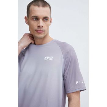 Picture tricou sport Osborn Printed culoarea violet, modelator, MTS1076 de firma original