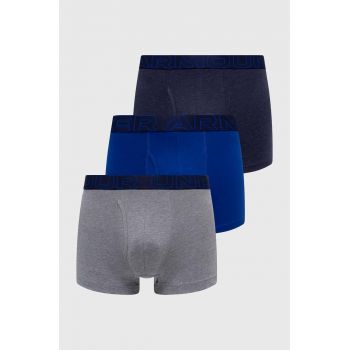 Under Armour boxeri 3-pack barbati, culoarea albastru marin de firma originali