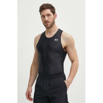 Under Armour tricou de antrenament HG Iso-Chill Compression culoarea negru