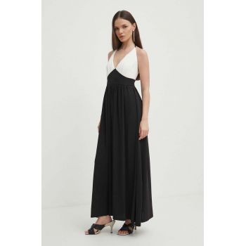 Artigli rochie culoarea negru, maxi, mulata, AA38227