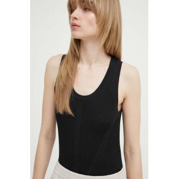 Bruuns Bazaar top GallberryBBIlyana knit top femei, culoarea negru, BBW3925