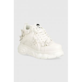 Buffalo sneakers Cld Corin Butterly culoarea alb, 1630516