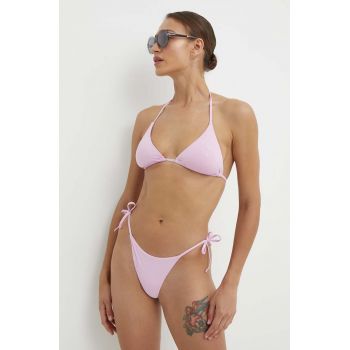 Emporio Armani Underwear costum de baie din două piese culoarea roz, cupa usor rigidizata, 262740 4R306