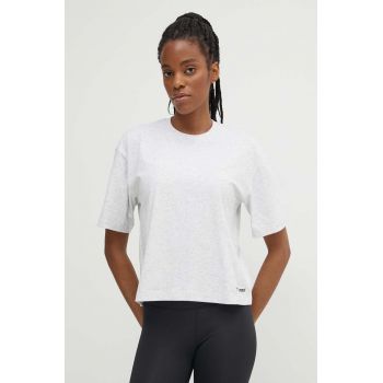 Hummel tricou Ultra Boxy femei, culoarea gri ieftin
