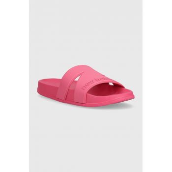 New Balance papuci SUF20SH1 femei, culoarea roz, SUF20SH1 ieftini