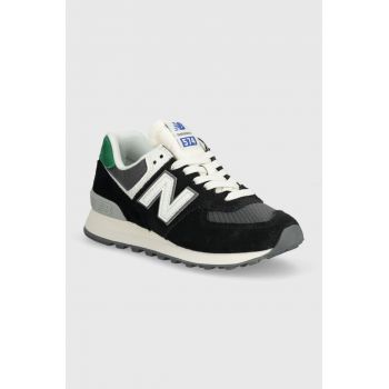 New Balance sneakers 574 culoarea negru, WL574YA1