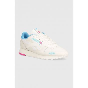 Reebok Classic sneakers din piele Classic Leather culoarea bej, 100074620