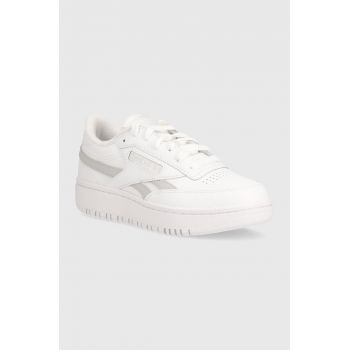 Reebok Classic sneakers din piele Club C culoarea alb, 100074269