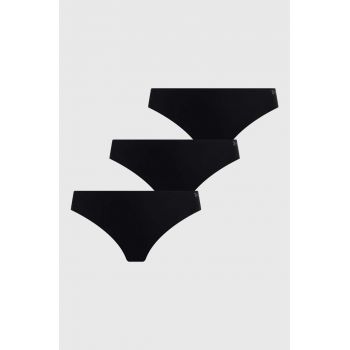 Under Armour chiloți tanga 3-pack culoarea negru
