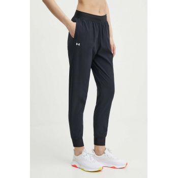 Under Armour pantaloni de antrenament ArmourSport culoarea negru, high waist