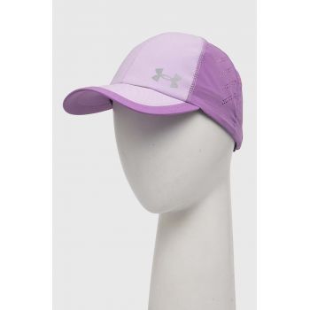 Under Armour sapca Iso Chill Launch culoarea violet, modelator