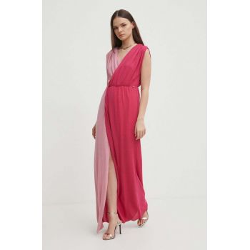 Artigli rochie culoarea roz, maxi, evazati, AA38556