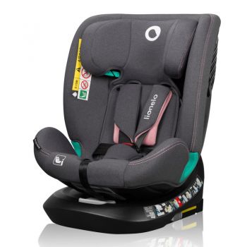 Scaun auto Lionelo Bastiaan One i-Size 4 in 1 Roz