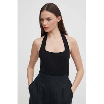 Sisley top femei, culoarea negru