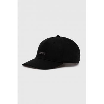 Armani Exchange șapcă de baseball din bumbac culoarea negru, cu imprimeu, 944205 4R106
