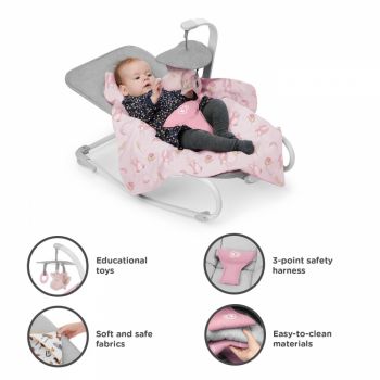 Balansoar Kinderkraft Felio 2 peony rose
