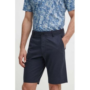 Gant pantaloni scurti din bumbac culoarea albastru marin de firma originali