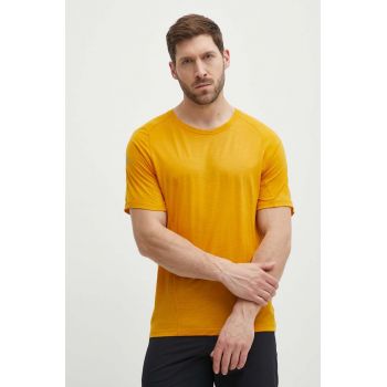 Smartwool tricou sport Active Ultralite culoarea portocaliu, neted, 16544