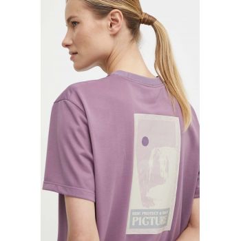 Picture tricou sport Elhm culoarea violet, WTS529