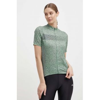 Protest tricou de ciclism Prtnavarro culoarea verde, cu turtleneck, 1638300