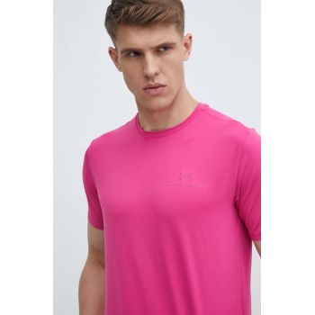 Under Armour tricou de antrenament Rush Energy culoarea roz, neted ieftin