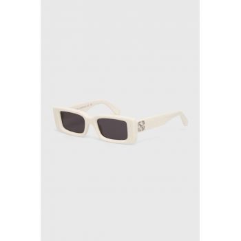 Off-White ochelari de soare femei, culoarea alb, OERI127_500107