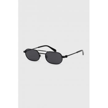 Off-White ochelari de soare femei, culoarea negru, OERI123_551007