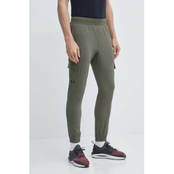 Under Armour pantaloni de antrenament culoarea verde