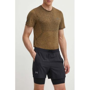 Under Armour pantaloni scurți de alergare Launch culoarea negru de firma originali