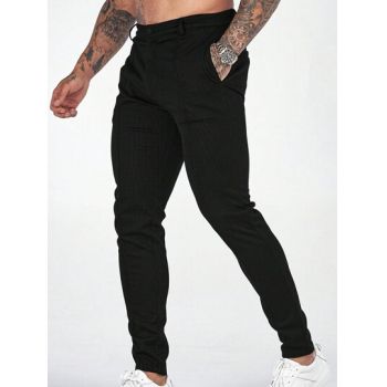 Pantaloni regular fit, negru